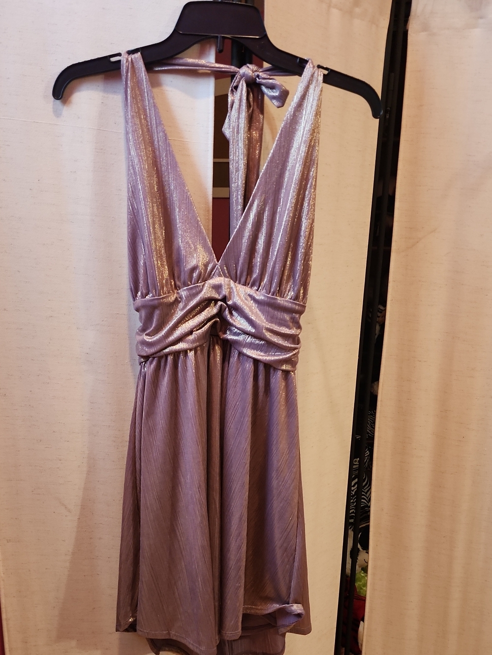 wild fable Metallic Lavender Party Dress